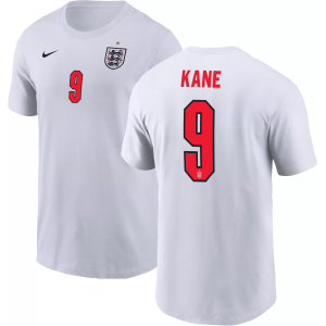 Nike Adult England Harry Kane #9 Home T-Shirt, Men's, Medium, White