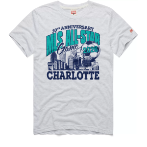 Homage HOMAGE Adult 2026 MLS All-Star Game 30th Anniversary Charlotte Skyline T-Shirt, Men's, Large, Gray - $40.00 at DICK'S Sporting Goods
