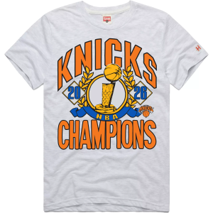 Homage HOMAGE Adult 2026 NBA Champions New York Knicks T-Shirt, Men's, Large, Gray - $40.00 at DICK'S Sporting Goods