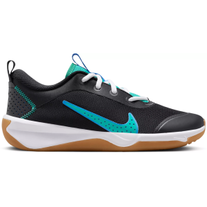 Nike Kids' Grade School Omni Multi-Court Shoes, Size 7, Black/Blue/Orange/Brown