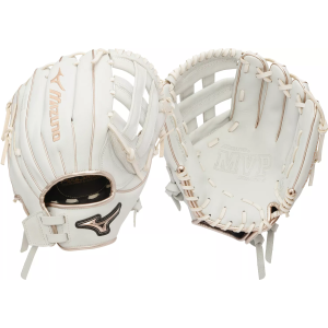 Mizuno Mizuno 12'' MVP Select Series Fastpitch Glove, White/Rose Gold - $129.99 at DICK'S Sporting Goods
