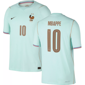 Nike Adult France Kylian Mbappe #10 2026 Away Authentic Jersey, Men's, XXL, Green