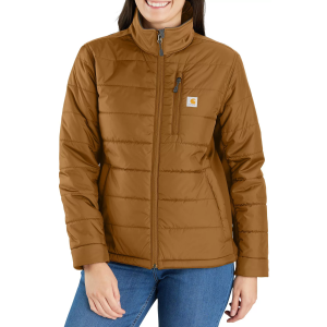 Carhartt Women's Gilliam Rain Defender Jacket, Small, Carhartt Brown