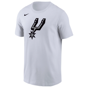 Nike Men's San Antonio Spurs White Logo T-Shirt, Small
