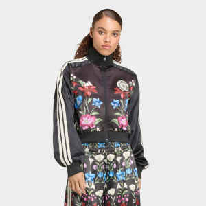 adidas x FARM Rio Women's Premium Track Top, Medium, Floral/Black