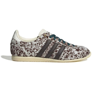 adidas Women's Japan Shoes, Size 7, Wht/Dk Brown Pony Hair