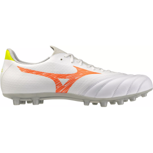 Mizuno Morelia Neo V BTA Select AG Soccer Cleats, M9.5/W11, White/Orange