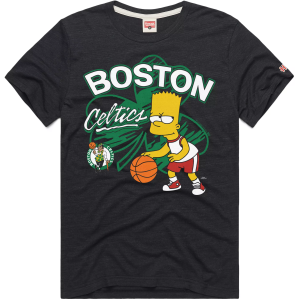 Homage HOMAGE Men's Boston Celtics Black Simpsons Bart T-Shirt, Large - $40.00 at DICK'S Sporting Goods
