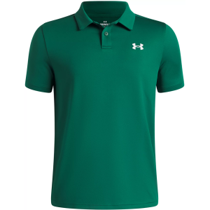 Under Armour Boys' Matchplay Golf Polo, XL, Campus Ivy/White