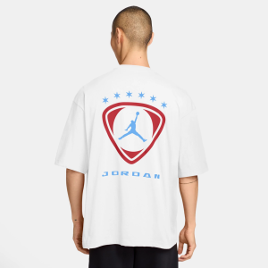 Jordan Men's Brooklyn FC Oversized Graphic T-Shirt, Large, White