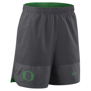 Nike Men's Oregon Ducks Grey Dri-Fit Woven Shorts, Medium, Gray