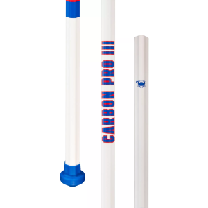 East Coast Dyes ECD Men's Carbon Pro 3.0 Defense Lacrosse Shaft, USA/White - $224.99 at DICK'S Sporting Goods