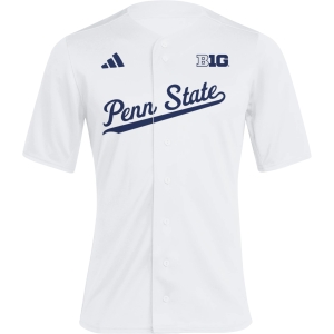 adidas Men's Penn State Nittany Lions White Dugout Jersey, Small