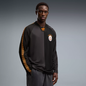 PUMA Adult Galatasaray KING Vintage Long Sleeve Replica Jersey, Men's, Small, Black