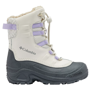 Columbia Youth Bugaboot Celsius 400g Winter Boots, Size 5, Fawn/Frosted Purple