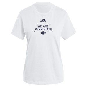 adidas Women's Penn State Nittany Lions Fresh Slogan White T-Shirt, Small