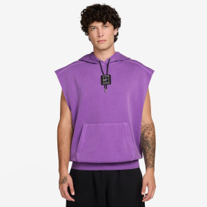 Nike Men's Court Slam Tennis Sleeveless Pullover Hoodie, Medium, Bright Violet