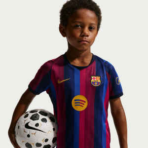 Nike Toddler FC Barcelona 2026 Home Replica Jersey Kit, Boys', Small, Blue