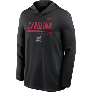 Nike Men's South Carolina Gamecocks Black Dri-Fit Lightweight Hoodie, XXL