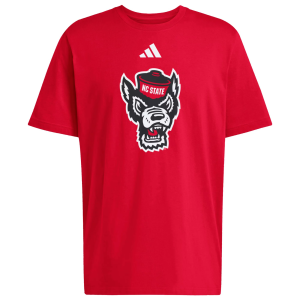 adidas Men's NC State Wolfpack Red Sideline T-Shirt, Small