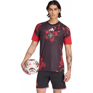 adidas Adult Manchester United Red 2026 Home Prematch Jersey, Men's, Small