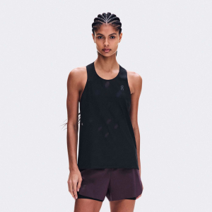 On Women's Zero Tank Breathe, Medium, Black