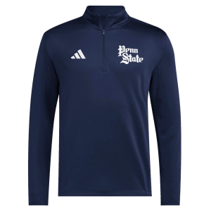adidas Men's Penn State Nittany Lions Woven 1/4 Zip Pullover, Small, Blue