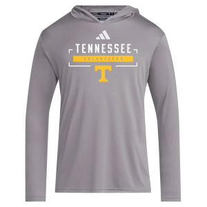 adidas Adult Tennessee Volunteers D4T Grey Lightweight Hoodie, Men's, Small, Gray