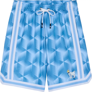 GOAT USA Toddler Geo Print Mesh Shorts, Boys', 2T, Carolina Blue