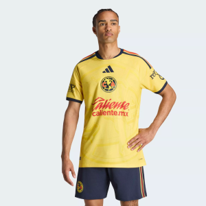 adidas Adult Club America Yellow 2026 Authentic Jersey, Men's, Small