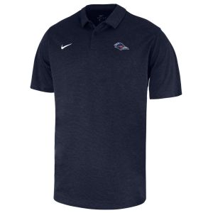 Nike Men's UT San Antonio Roadrunners Navy Heathered Sideline Polo, XL, Blue