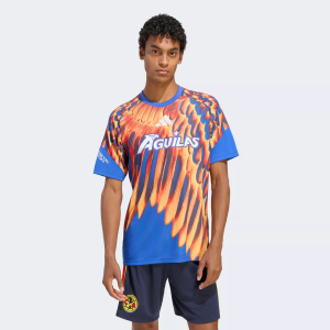 adidas Adult Club America Blue 2026 Home Prematch Jersey, Men's, Small