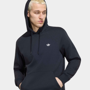 adidas Originals Men's Trefoil Essentials Hoodie, Medium, Black