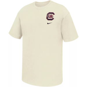 Nike Men's South Carolina Gamecocks White Max90 T-Shirt, Large