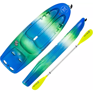 Perception Hi Five 6.5 Youth Kayak Package | Deja Vu | Paddle Sports | Kayaking | Kayaks | Sit ON Top Kayaks