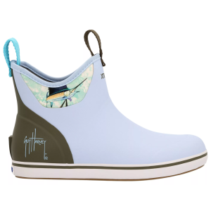 Xtratuf Women's Guy Harvey 6" Ankle Deck Boot, Size 10, Sky Blue Marlin