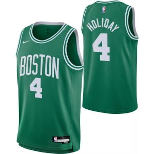 Nike Youth Green Boston Celtics Jrue Holiday #4 Swingman Icon Jersey, Medium
