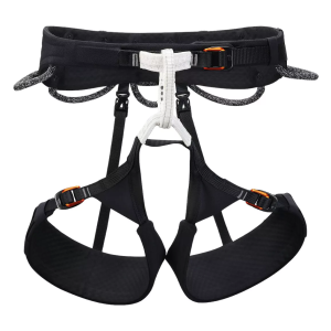 Petzl Aquila Climbing Harness, Men's, Large, Black