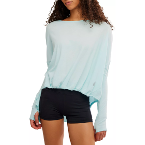 FP Movement Women's Sheer Bliss Layer, Small, Frosty