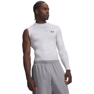 Under Armour Men's HeatGear(R) Asymmetrical Left Top, Small, White/Black