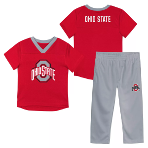 NCAA Infant Ohio State Buckeyes Red Zone 2-Piece Set, Boys', 12M
