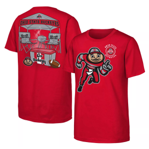 NCAA Youth Ohio State Buckeyes Red Tailgater T-Shirt, Small