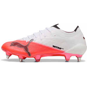 PUMA Ultra Nitro 7 Ultimate MxSG Soccer Cleats, M9/W10.5, Red/Black