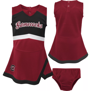 Gen2 Toddler Girls' South Carolina Gamecocks Garnet Cheer Dress, 2T, Red