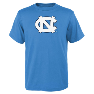 NCAA Youth North Carolina Tar Heels Light Blue Primary Logo T-Shirt, Medium
