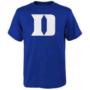 NCAA Youth Duke Blue Devils Royal Primary Logo T-Shirt, Small