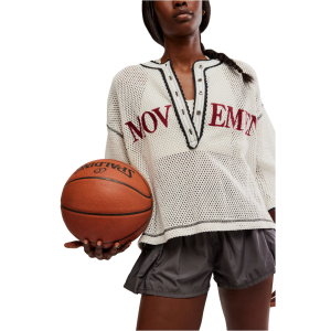 FP Movement Women's Camp Out Tee, XS, Ivory Combo