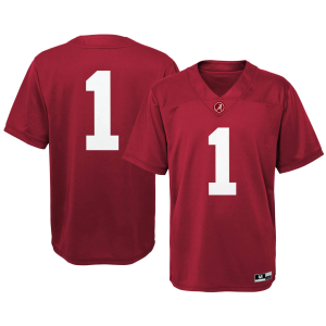 NCAA Youth Alabama Crimson Tide Red Replica Jersey, Large