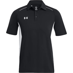 Under Armour Under Armour Men's Title Polo, Large, Black/ White - $24.99 at DICK'S Sporting Goods