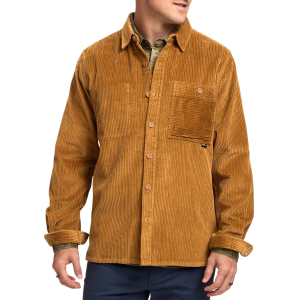 Howler Brothers Men's Iquitos Overshirt, Small, Duck Brown
